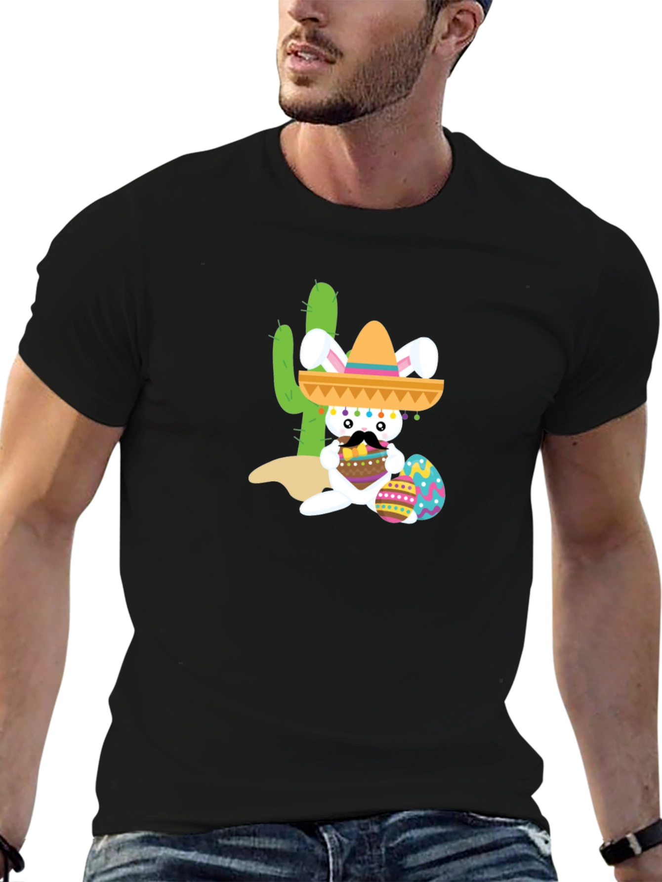 Fiesta Bunny Tee: Mexican Easter Celebration Shirt