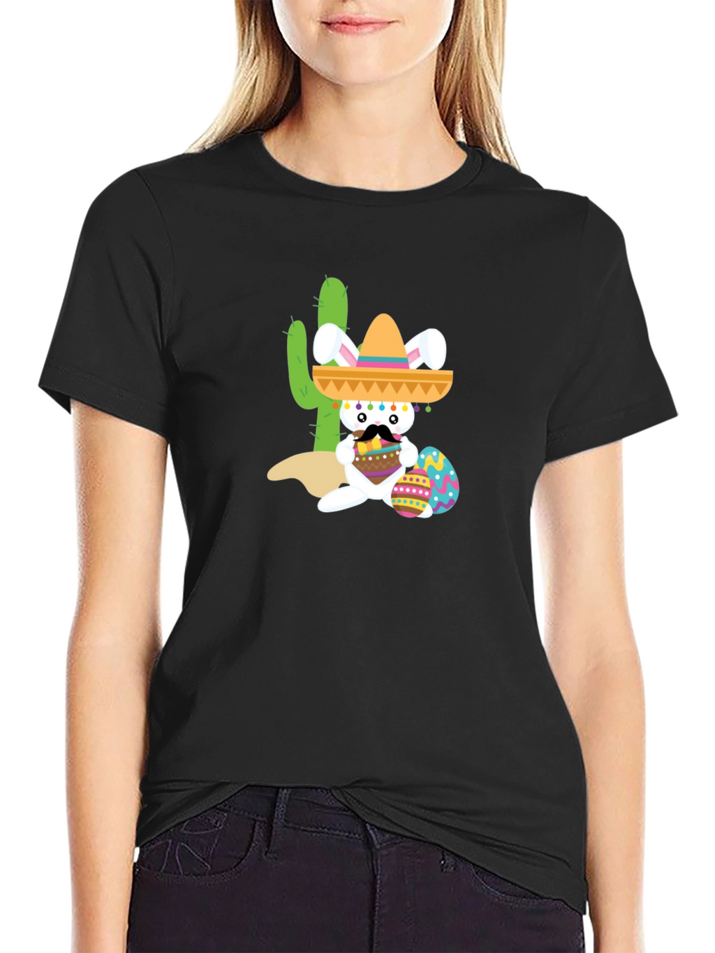 Fiesta Bunny Tee: Mexican Easter Celebration Shirt