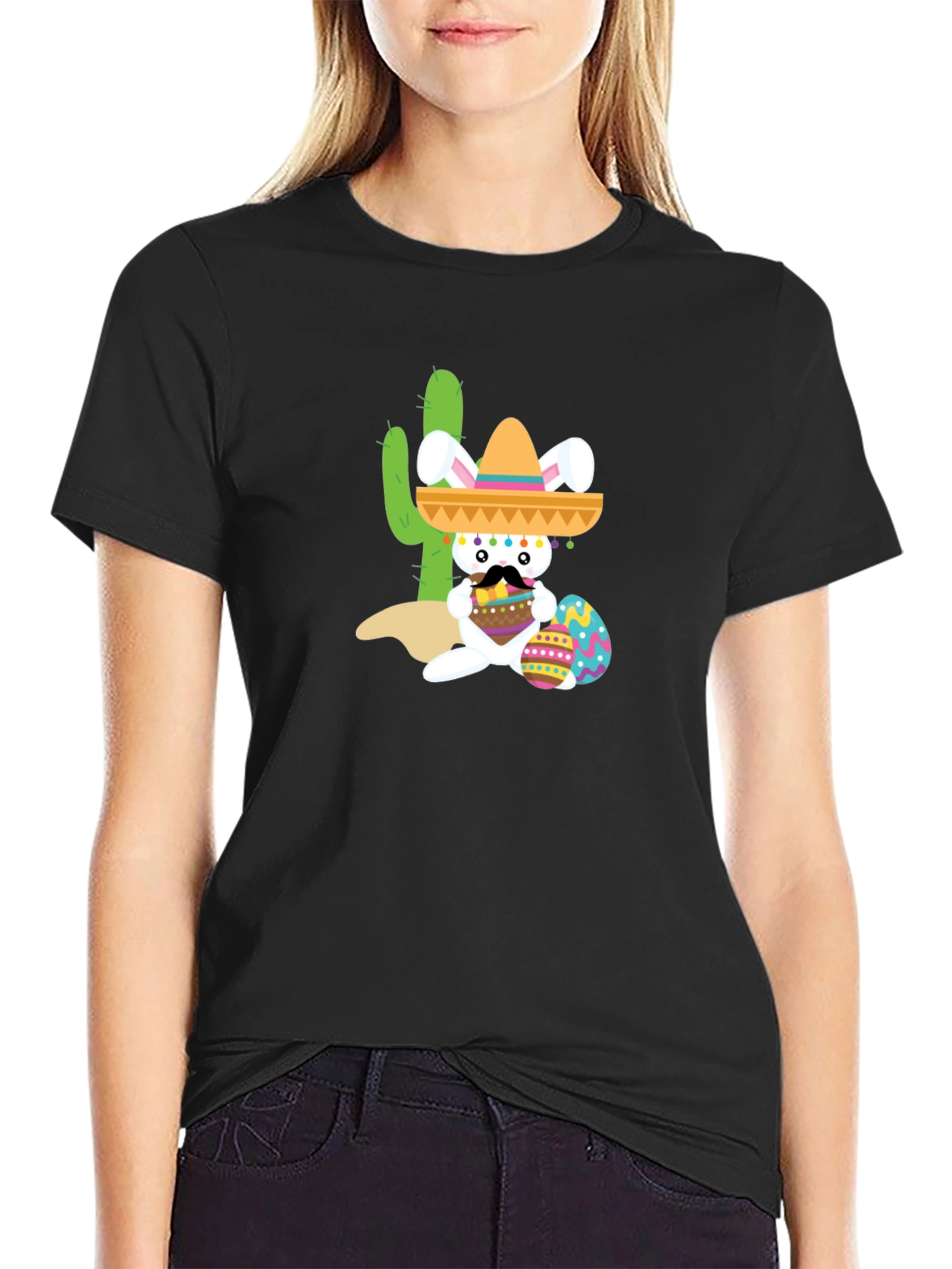 Fiesta Bunny Tee: Mexican Easter Celebration Shirt