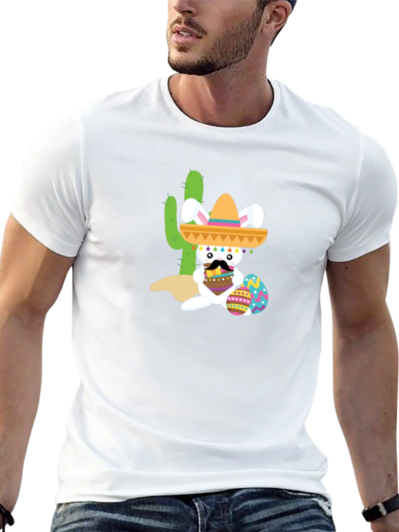 Fiesta Bunny Tee: Mexican Easter Celebration Shirt