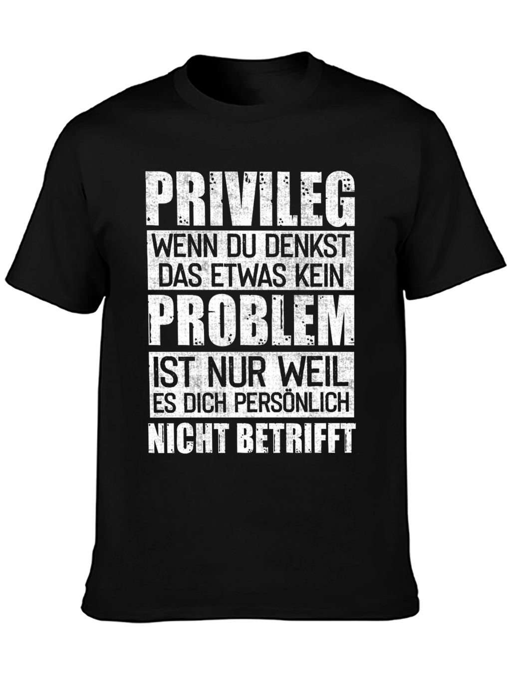 Privilege German Text Graphic Tee