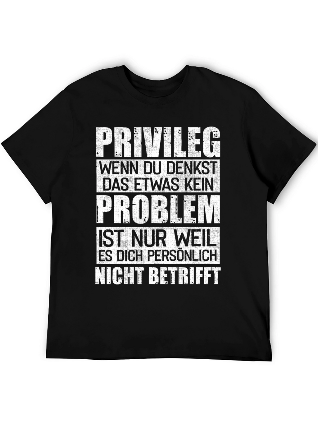 Privilege German Text Graphic Tee
