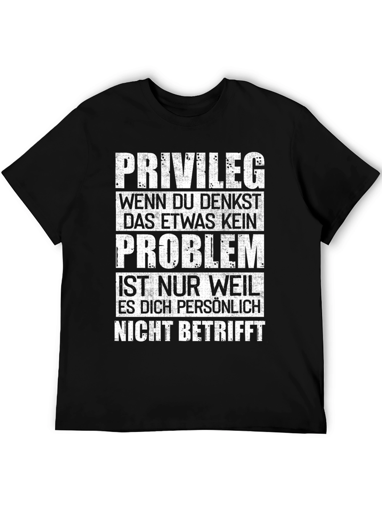 Privilege German Text Graphic Tee