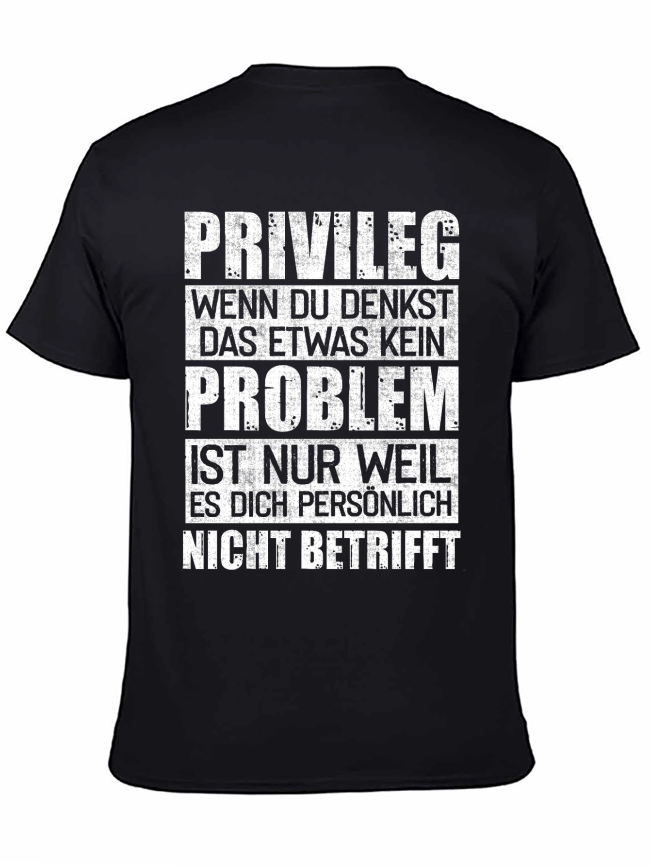 Privilege German Text Graphic Tee
