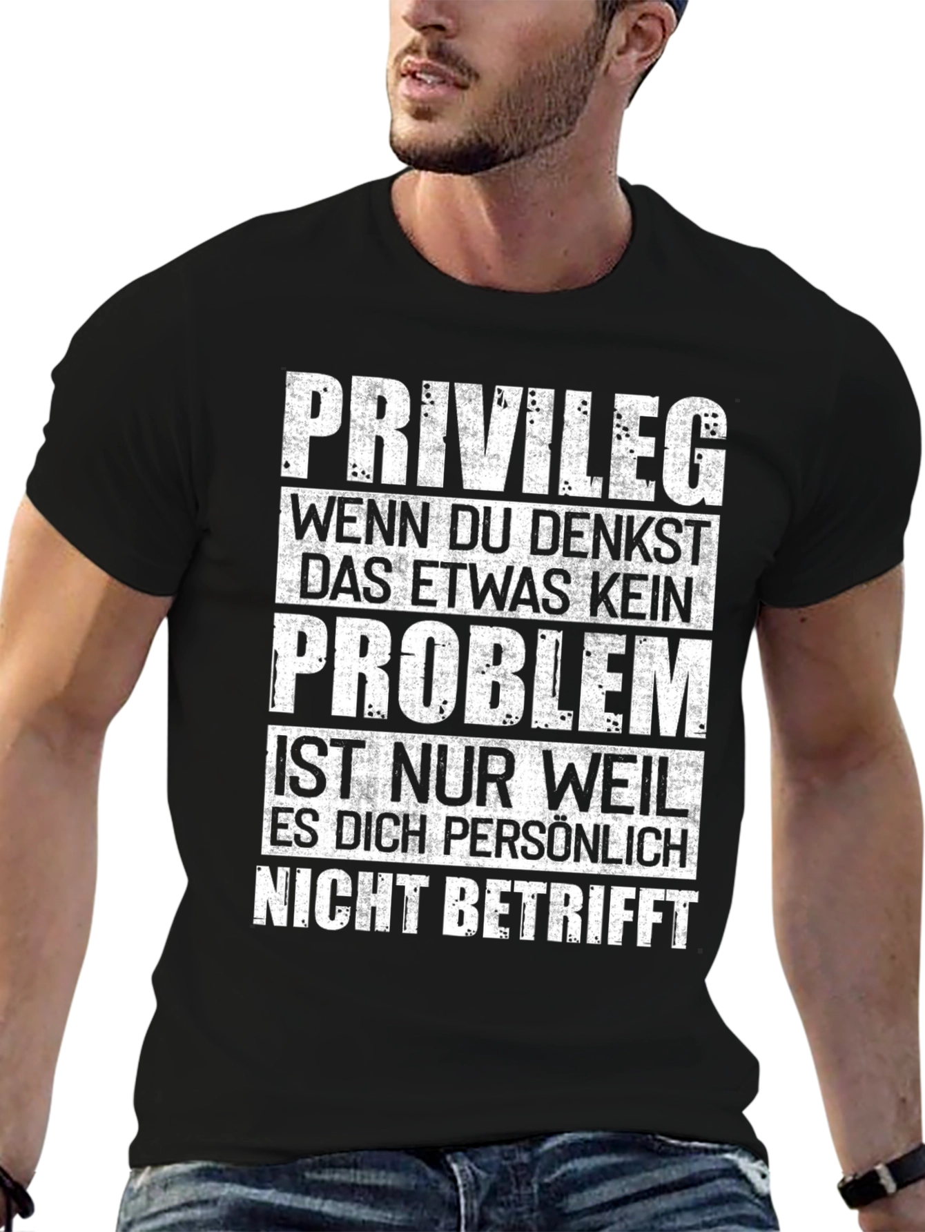 Privilege German Text Graphic Tee