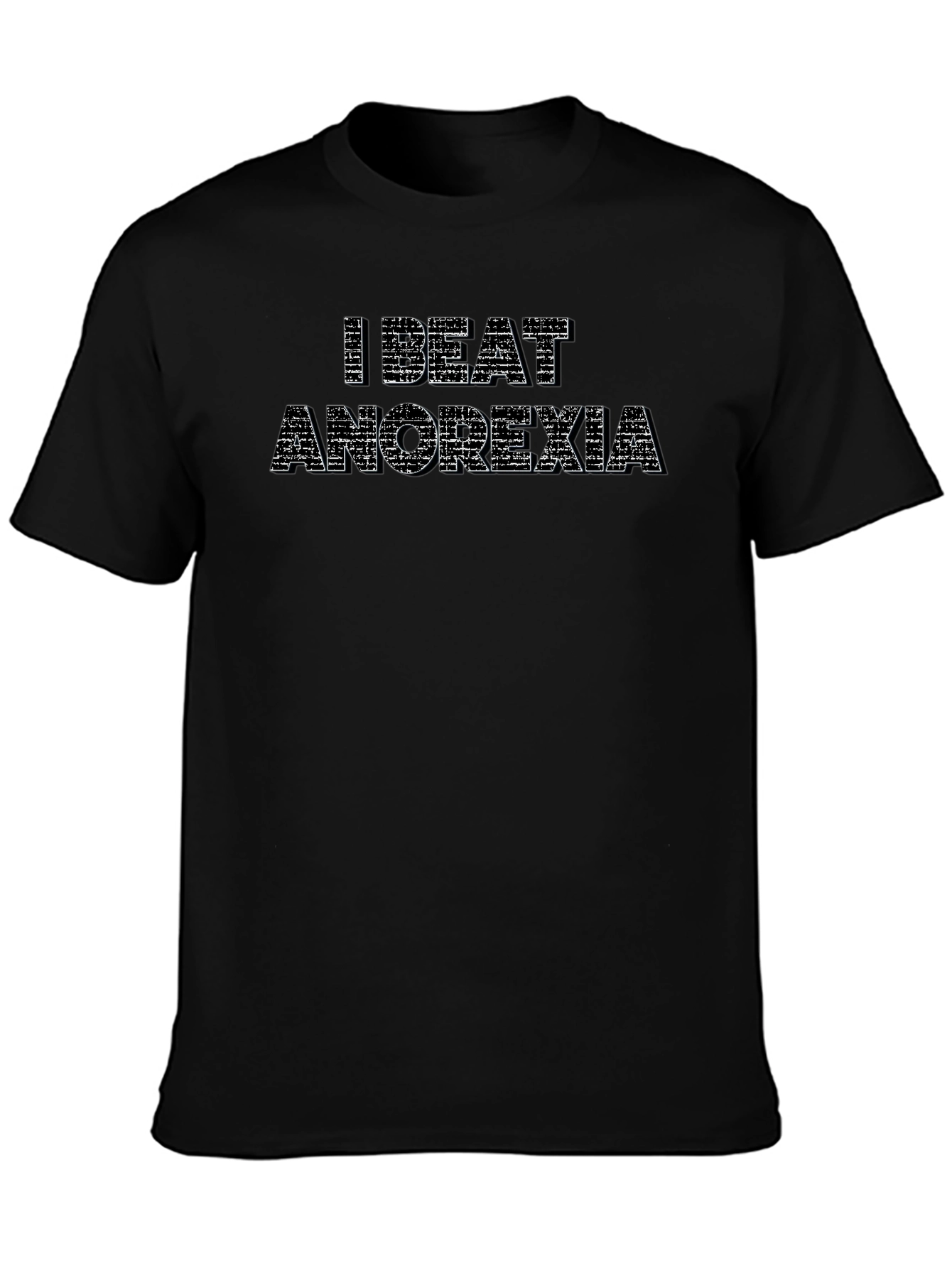 I Beat Anorexia T-Shirt - Stylish Recovery Tee