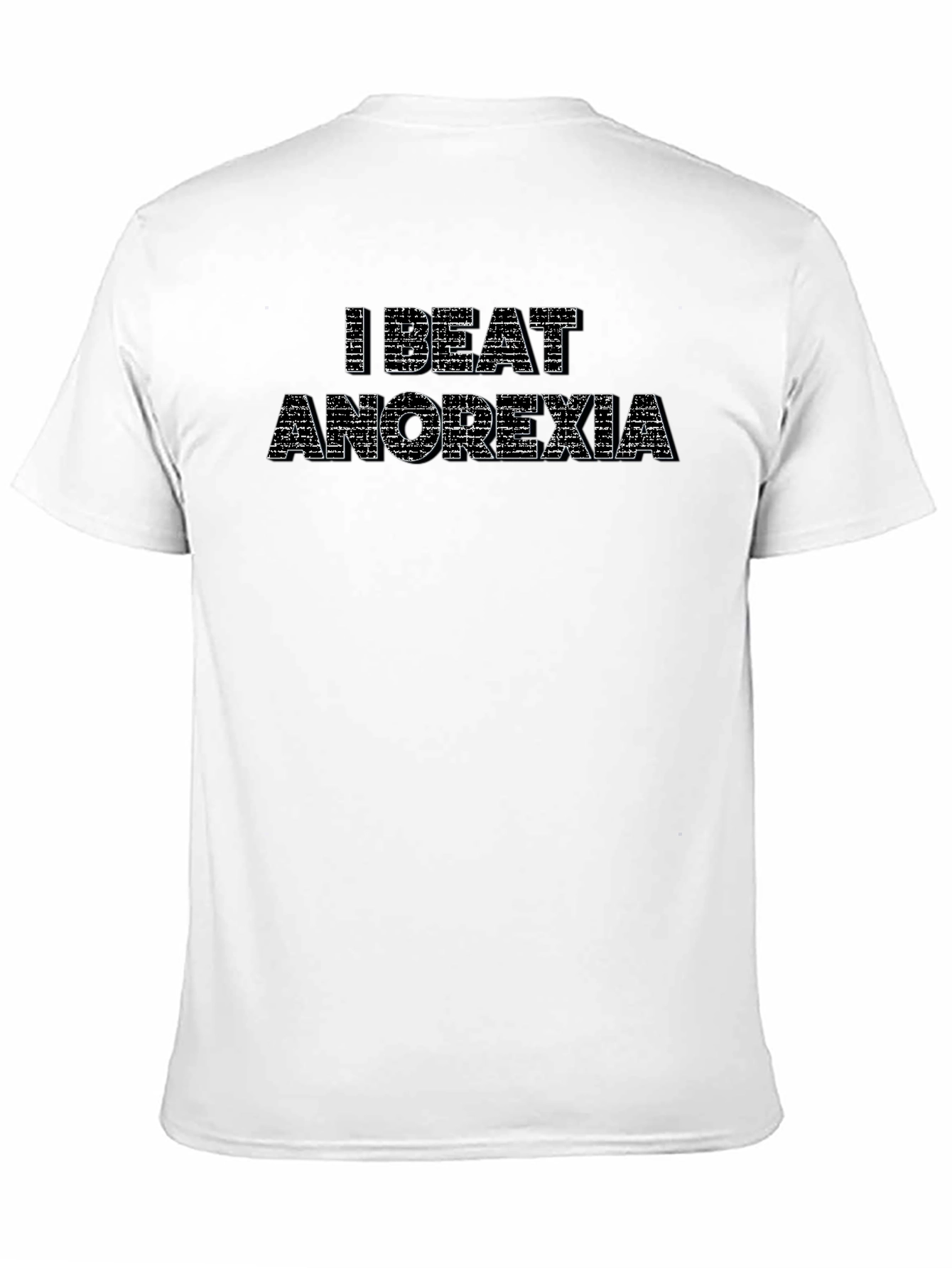 I Beat Anorexia T-Shirt - Stylish Recovery Tee