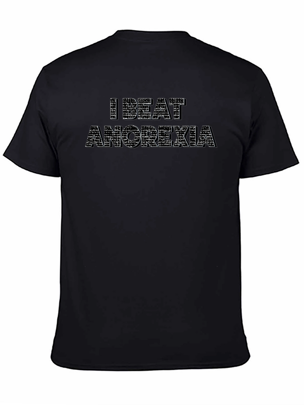 I Beat Anorexia T-Shirt - Stylish Recovery Tee