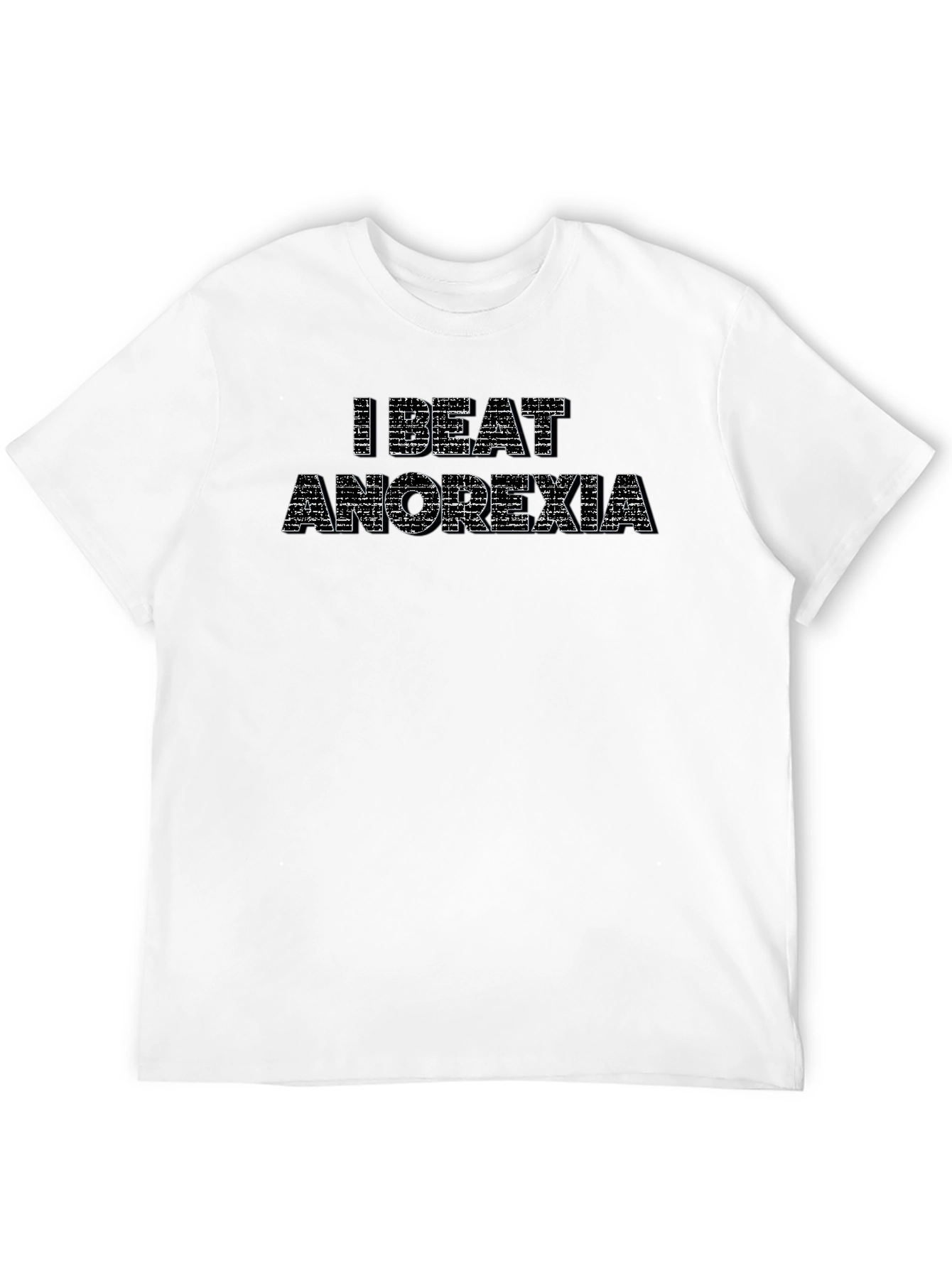 I Beat Anorexia T-Shirt - Stylish Recovery Tee
