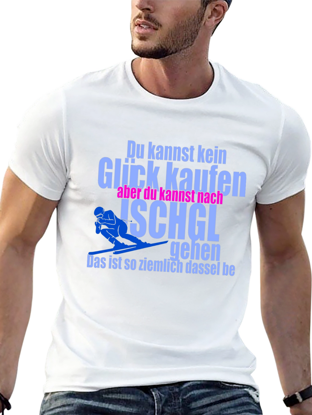 Funny Skiing T-Shirt - Ischgl