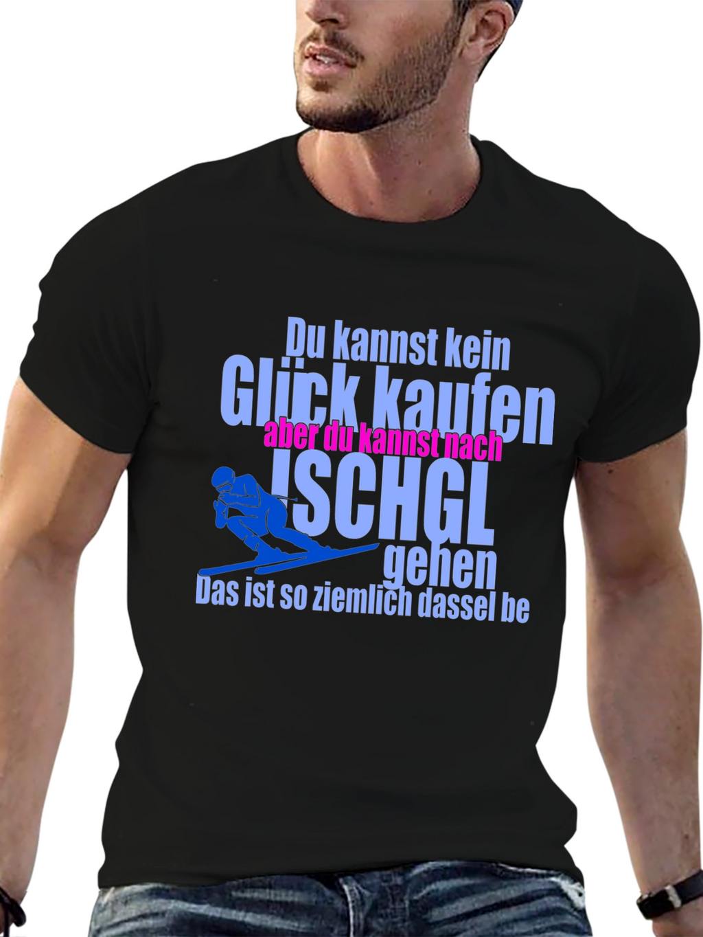 Funny Skiing T-Shirt - Ischgl