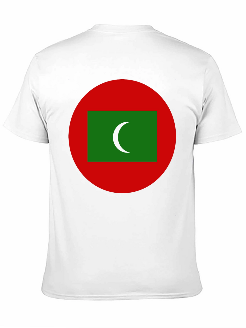 Maldives Flag T-Shirt - Black Cotton Tee