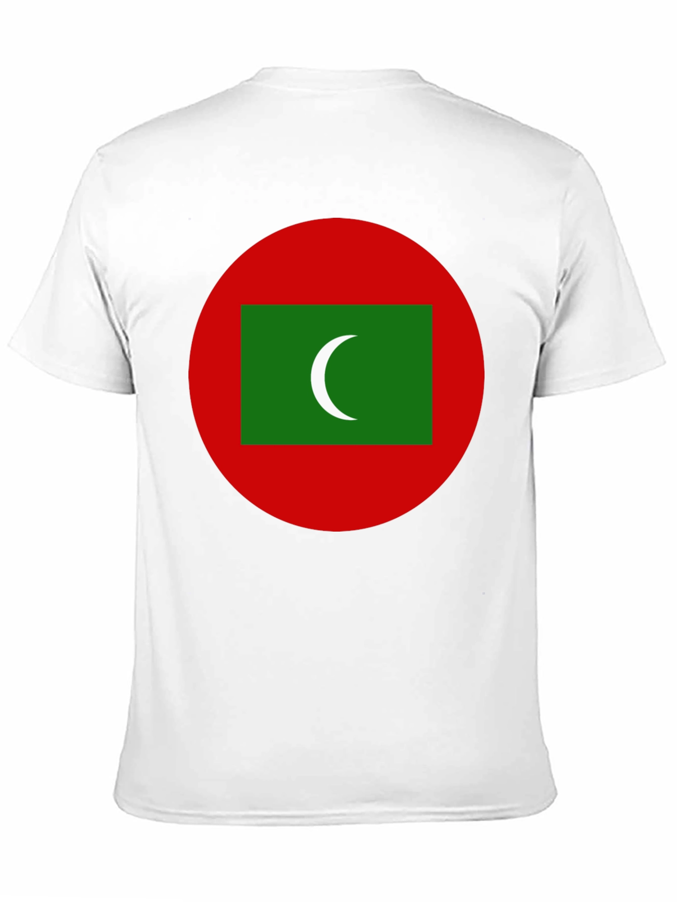 Maldives Flag T-Shirt - Black Cotton Tee