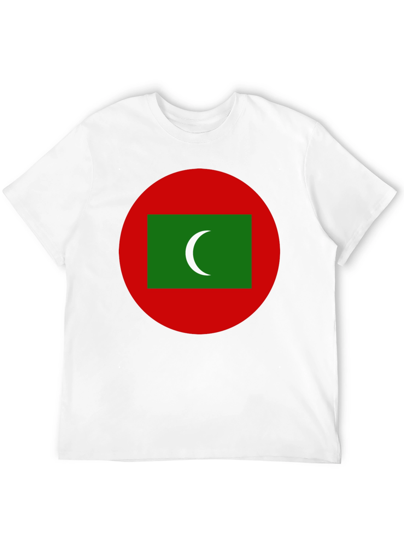 Maldives Flag T-Shirt - Black Cotton Tee
