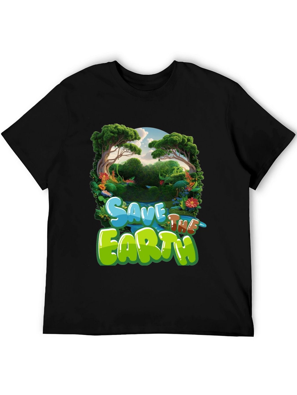 Save the Earth Graphic Tee - Eco-Friendly T-Shirt