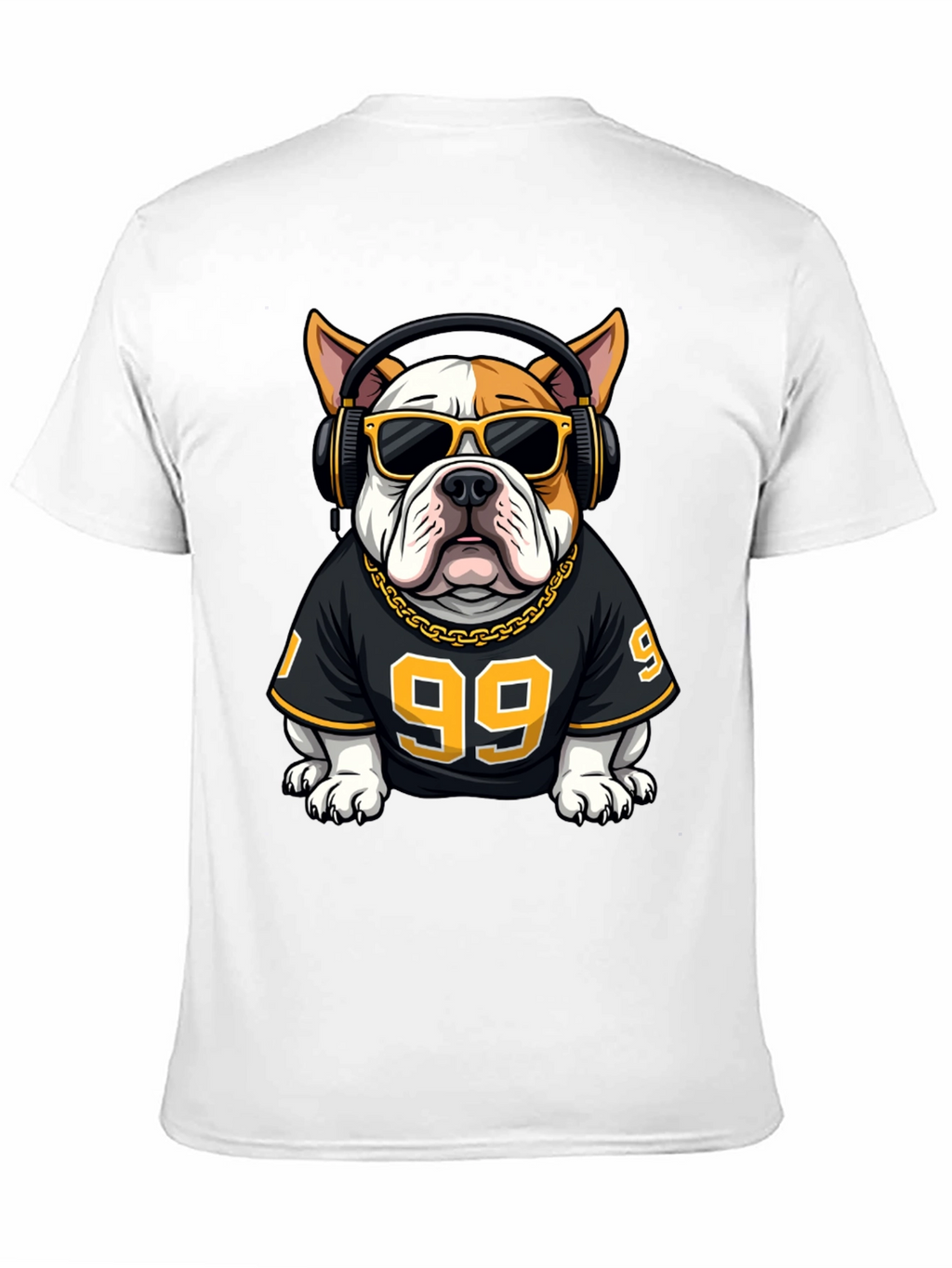 Cool Bulldog DJ Graphic Tee