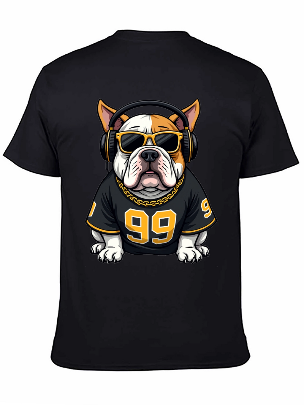 Cool Bulldog DJ Graphic Tee