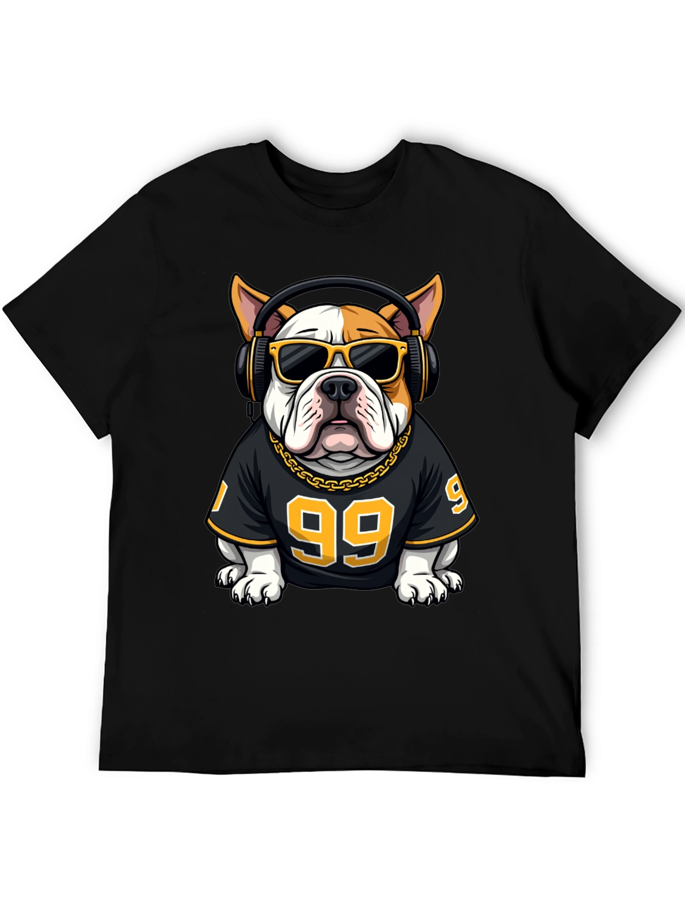 Cool Bulldog DJ Graphic Tee