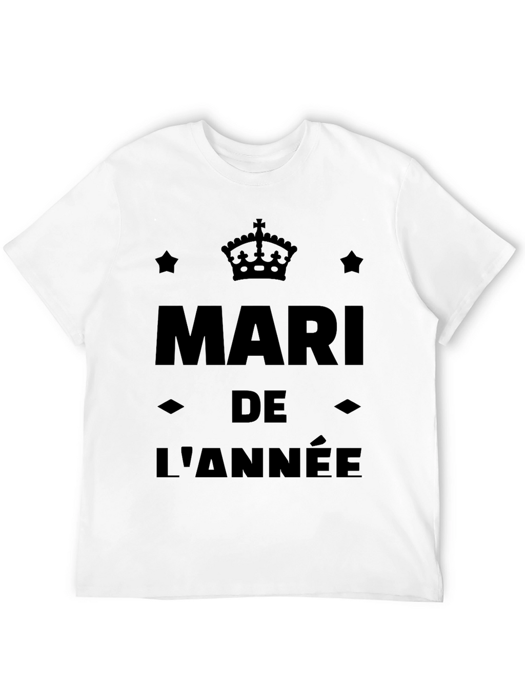 Mari de lAnnée Black Graphic Tee