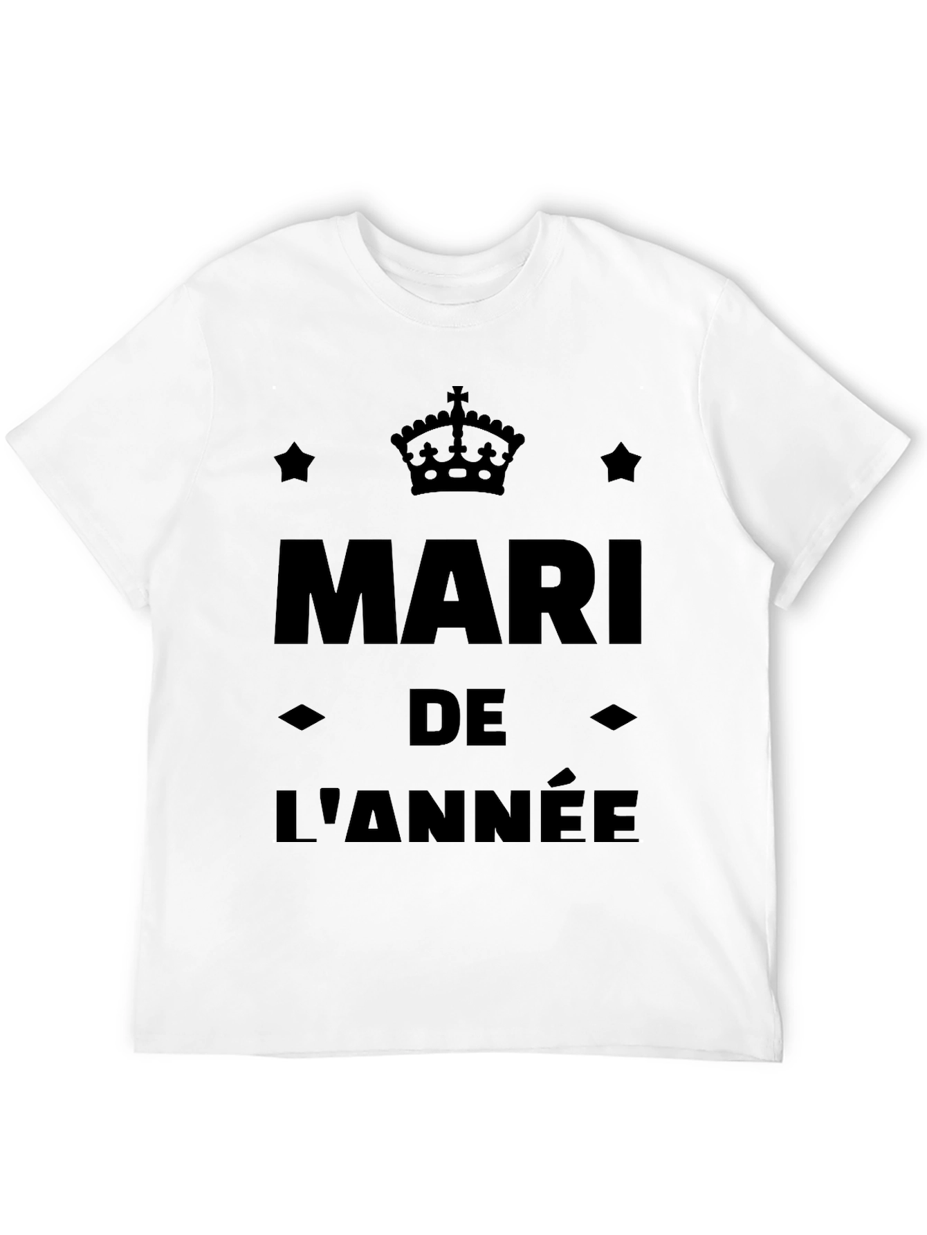 Mari de lAnnée Black Graphic Tee