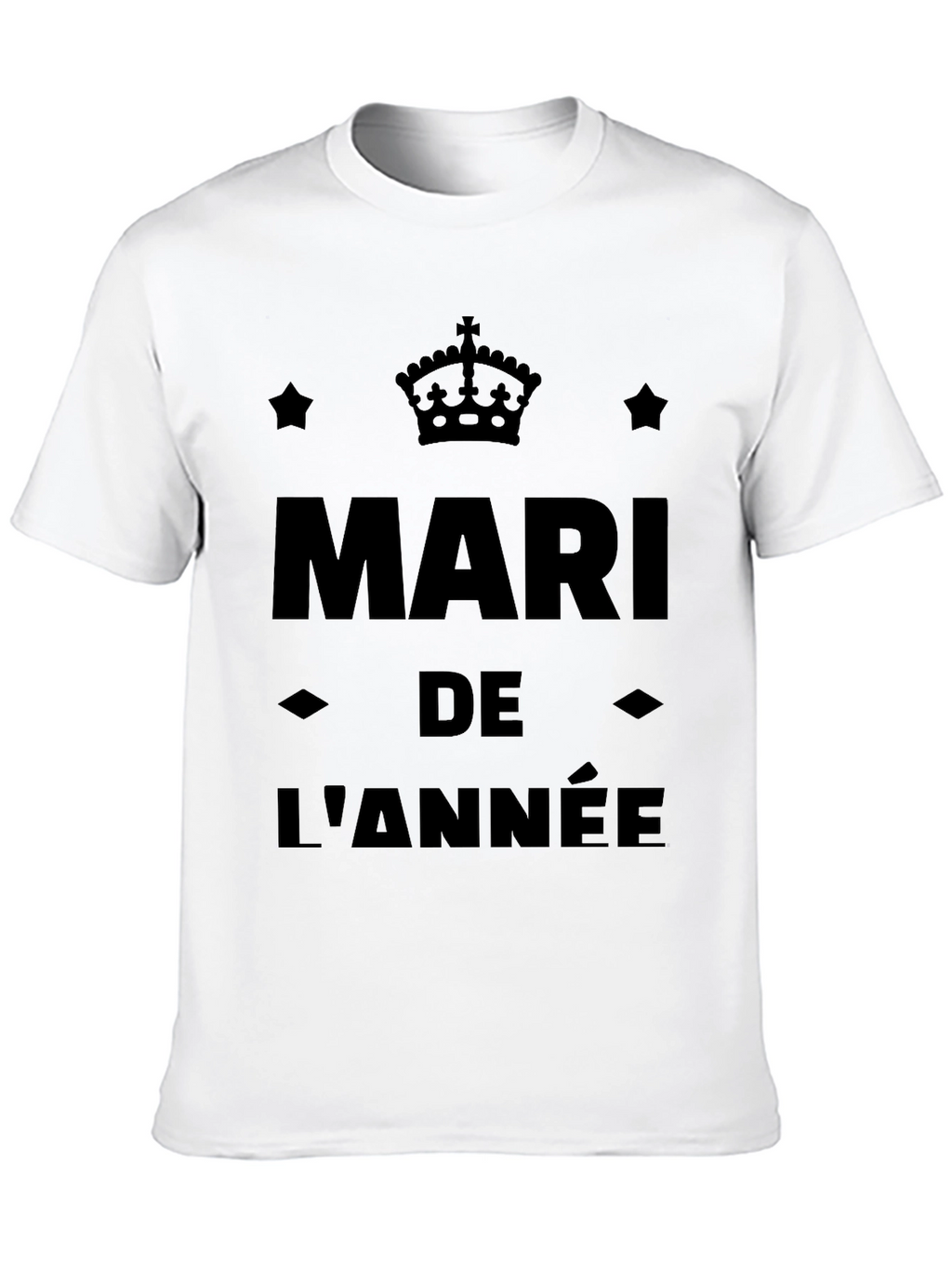 Mari de lAnnée Black Graphic Tee