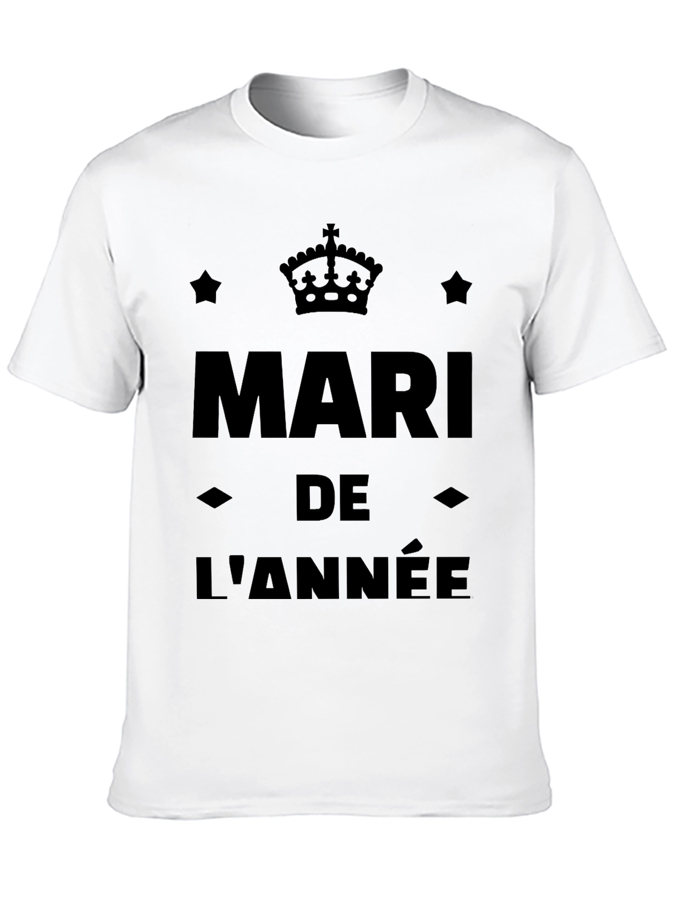 Mari de lAnnée Black Graphic Tee