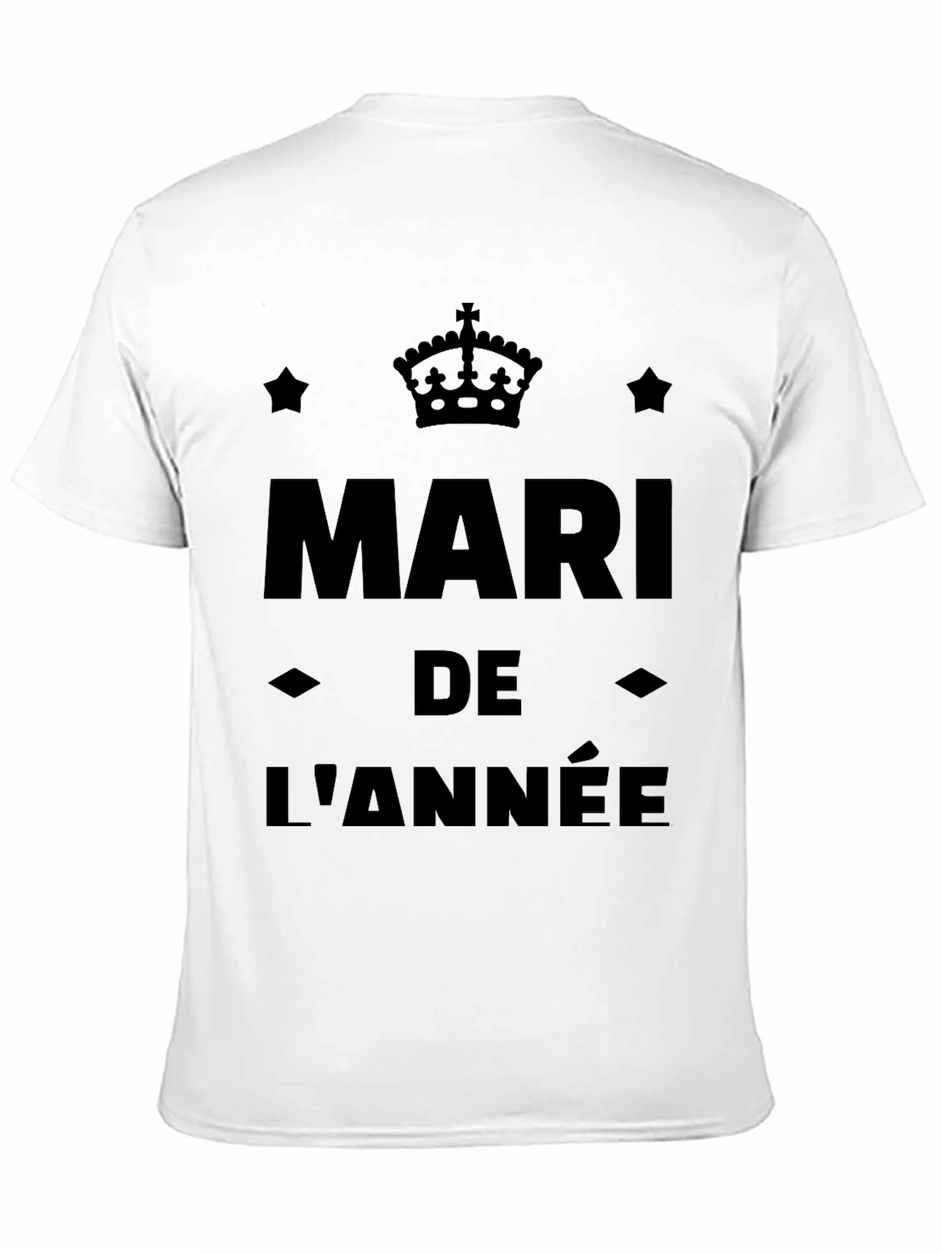 Mari de lAnnée Black Graphic Tee