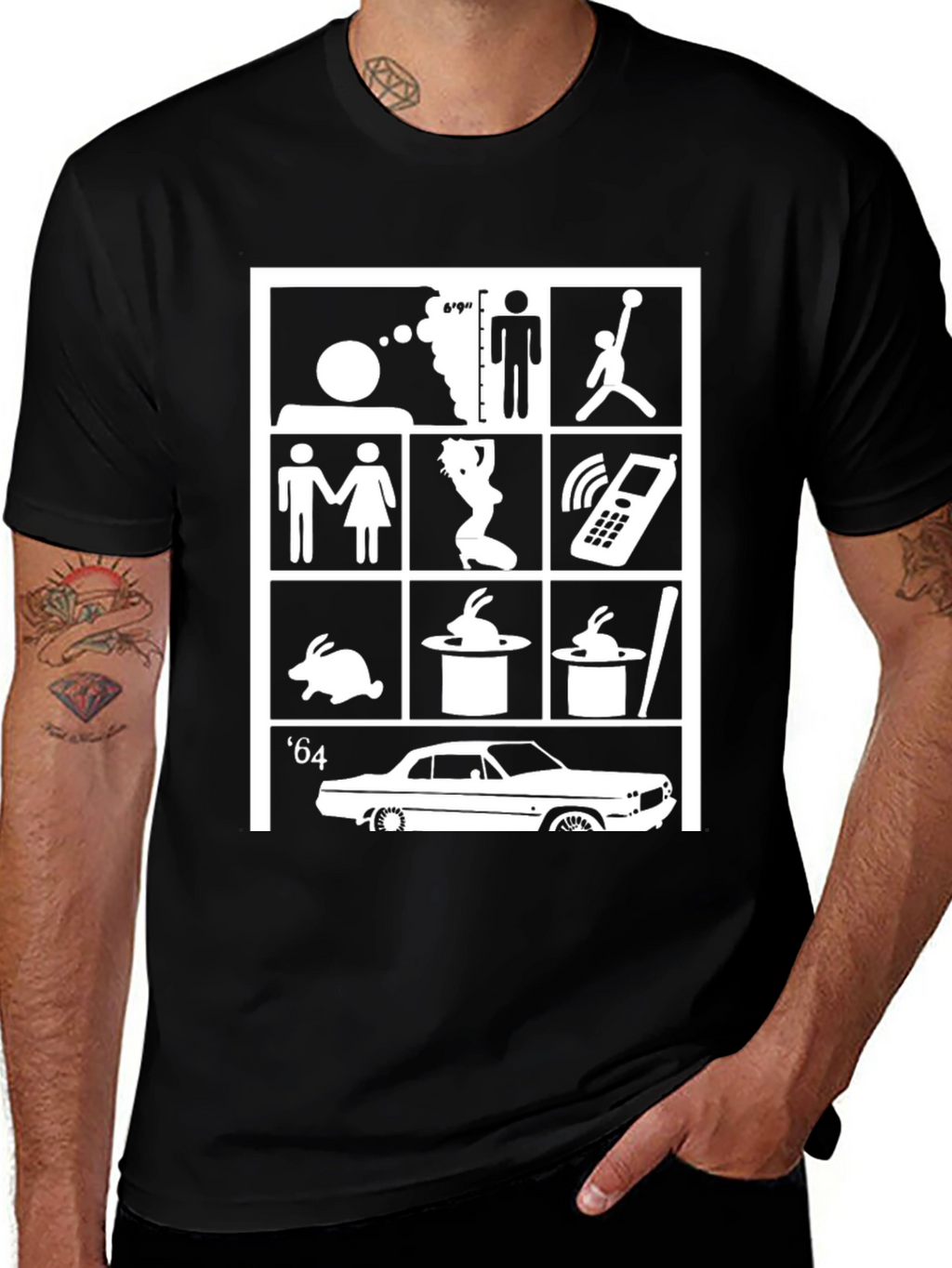 Cool 64 Car Graphic Tee