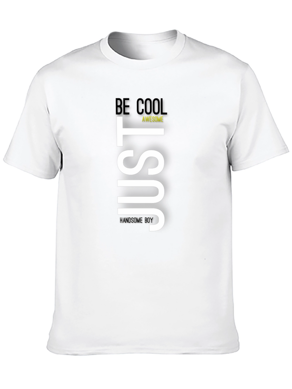 Just Be Cool Graphic Tee - Mens Black T-Shirt