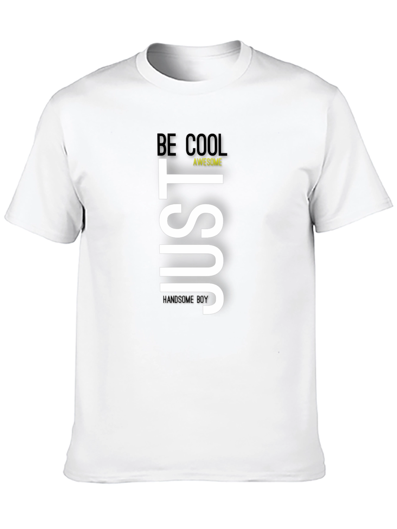 Just Be Cool Graphic Tee - Mens Black T-Shirt