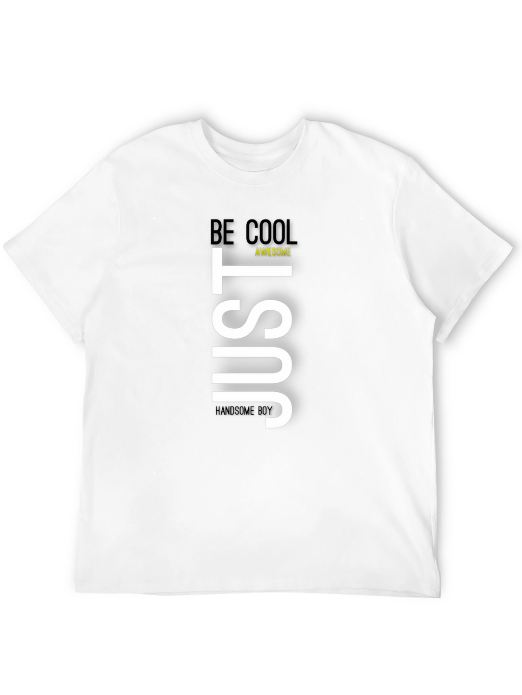 Just Be Cool Graphic Tee - Mens Black T-Shirt