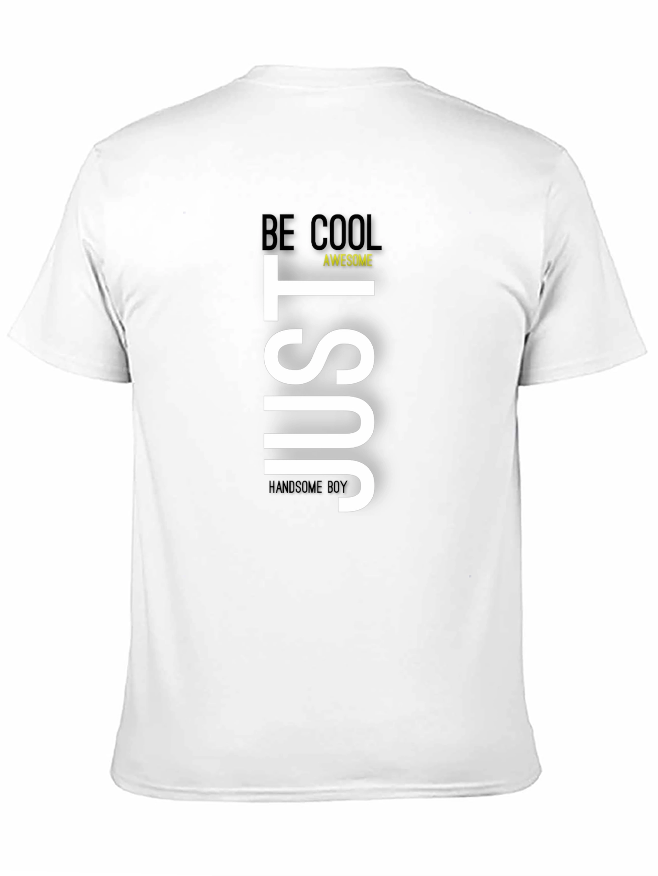 Just Be Cool Graphic Tee - Mens Black T-Shirt