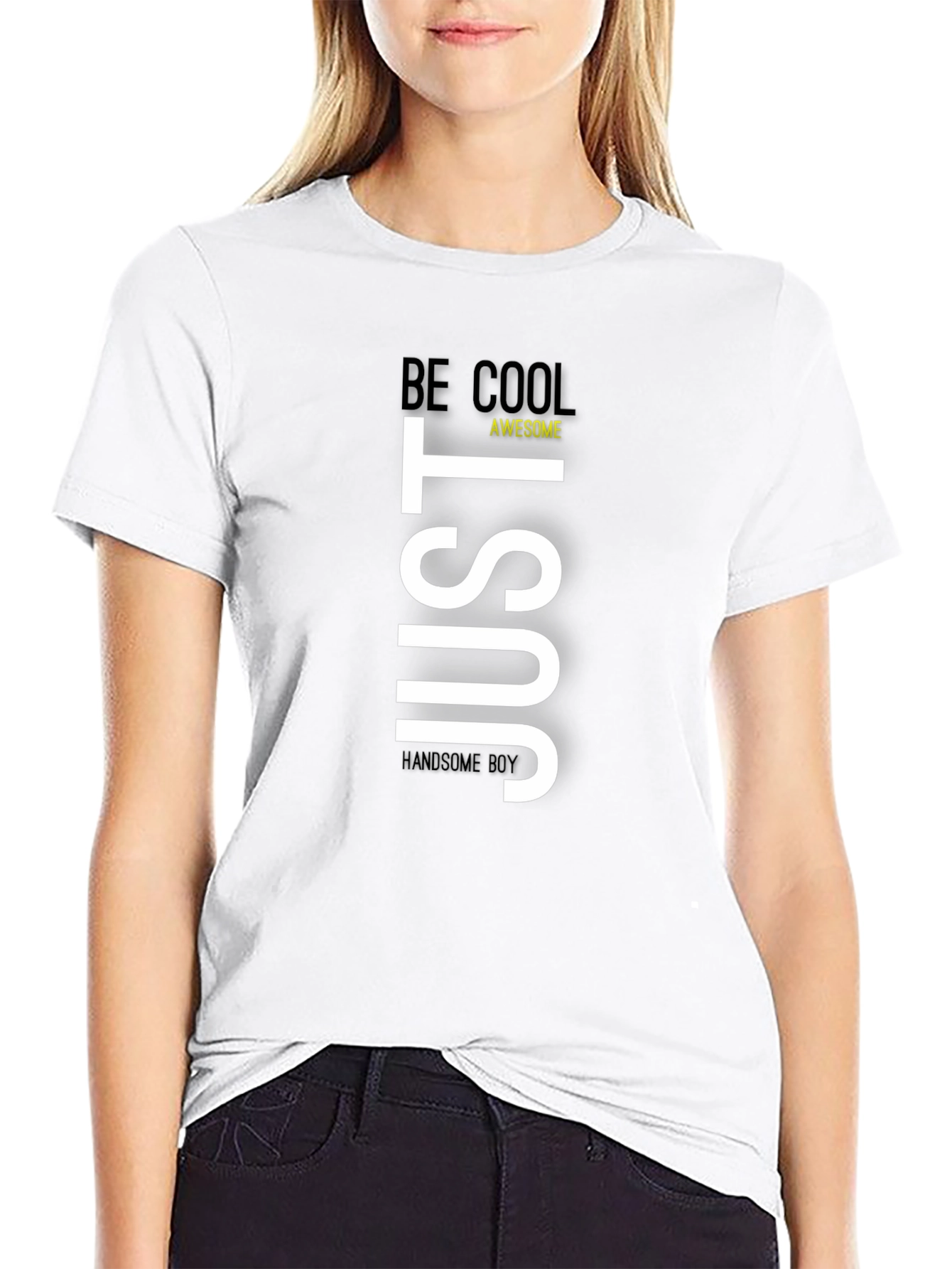 Just Be Cool Graphic Tee - Mens Black T-Shirt