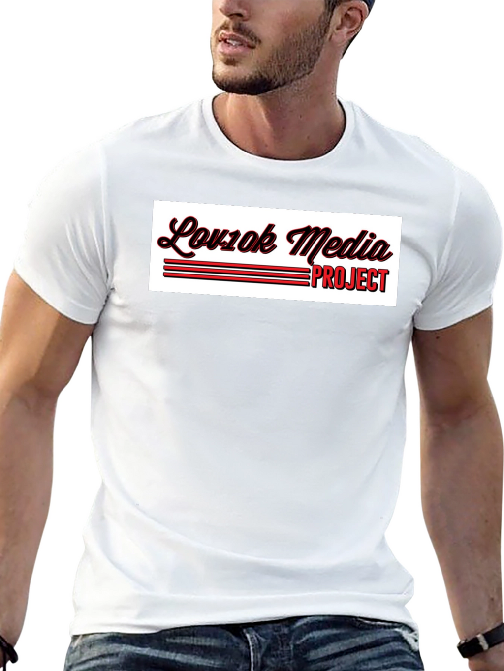 Lov1ok Media Project Black T-Shirt