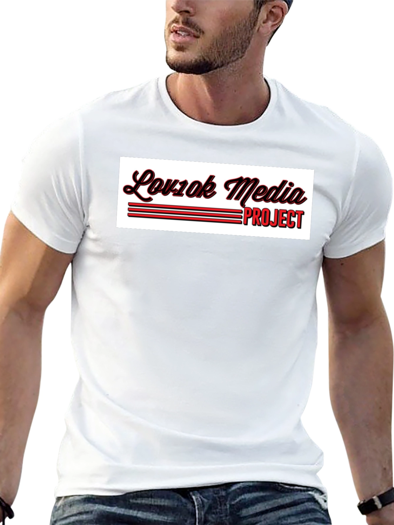 Lov1ok Media Project Black T-Shirt
