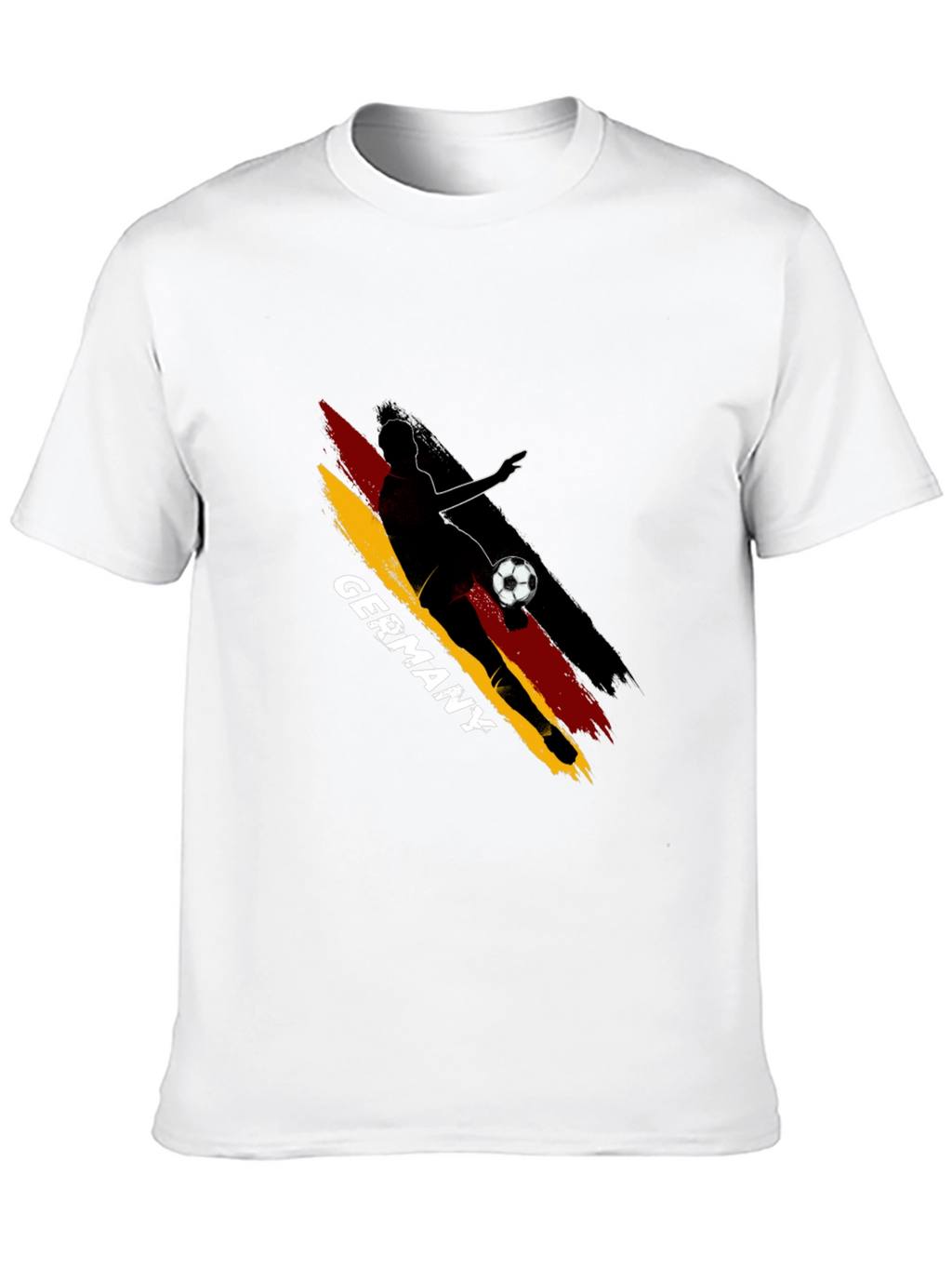 Germany Soccer T-Shirt - Black Graphic Tee