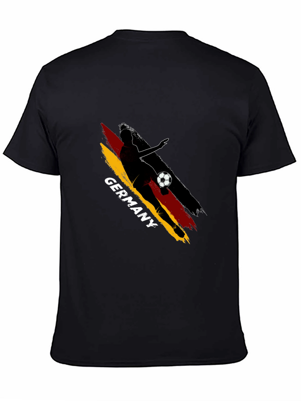 Germany Soccer T-Shirt - Black Graphic Tee