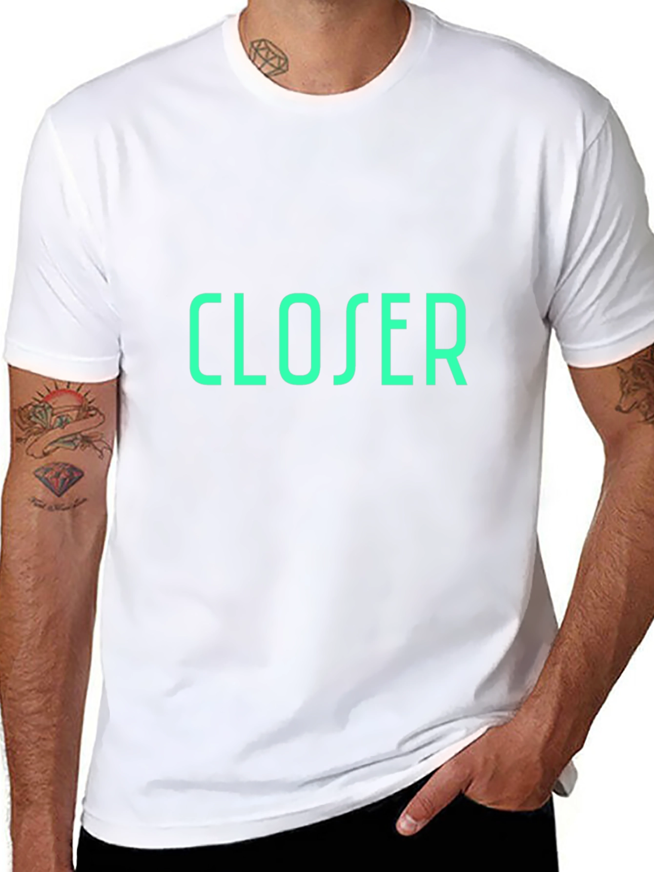 Closer Graphic Tee - Stylish Black T-Shirt