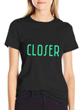 Closer Graphic Tee - Stylish Black T-Shirt