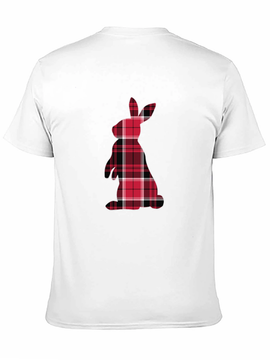 Plaid Easter Bunny Graphic Tee