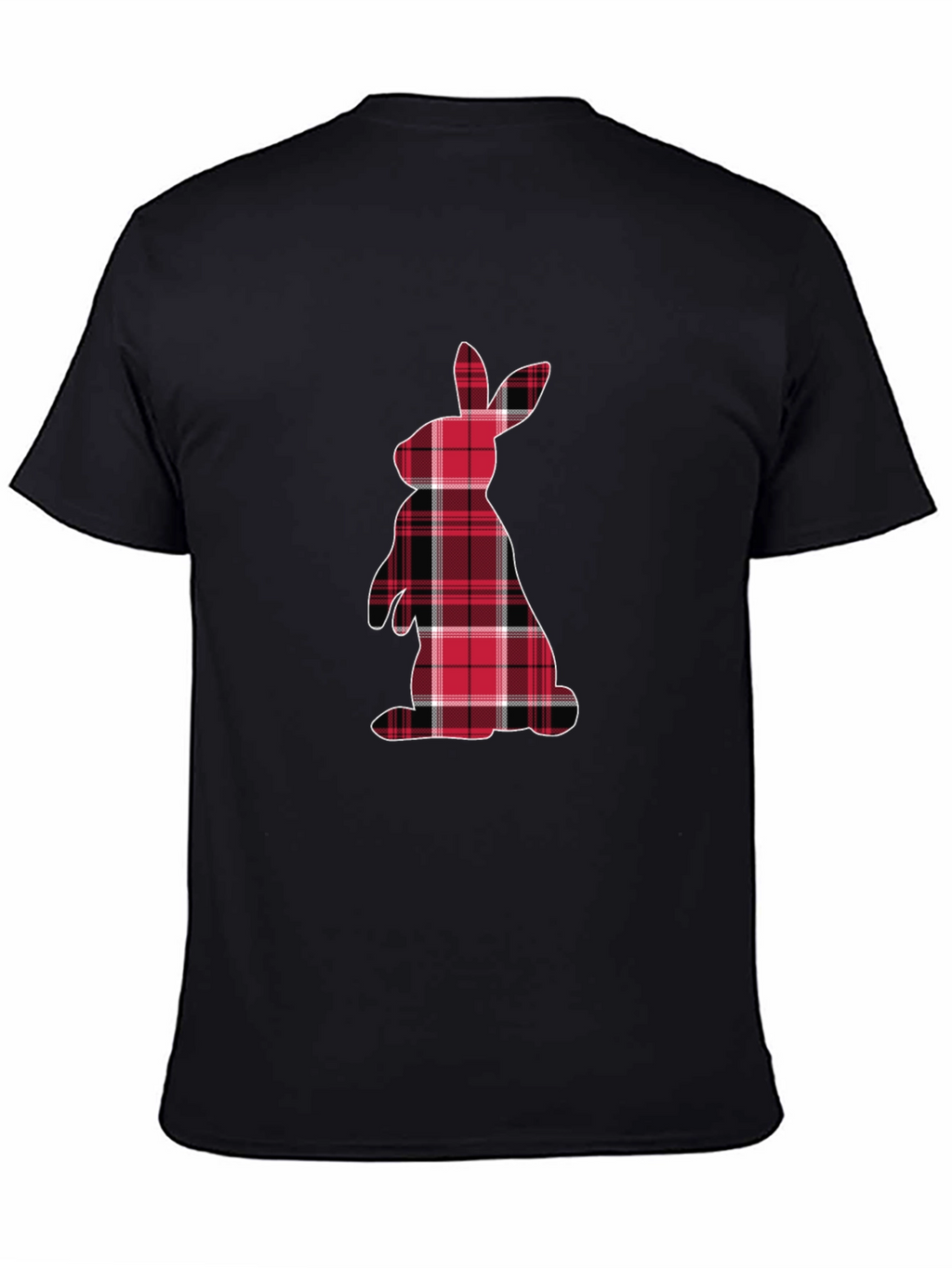 Plaid Easter Bunny Graphic Tee
