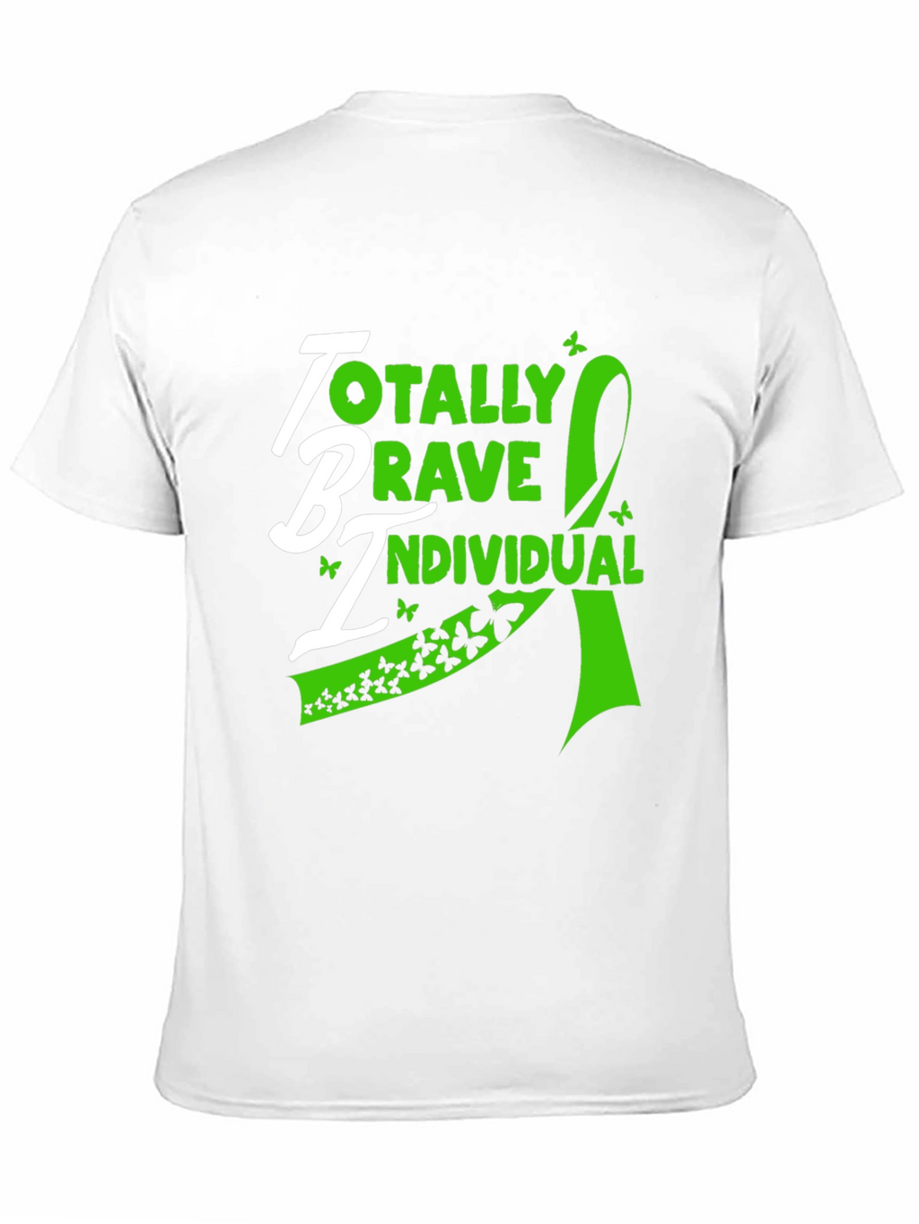 TBI Awareness T-Shirt - Totally Brave Individual Ribbon Tee