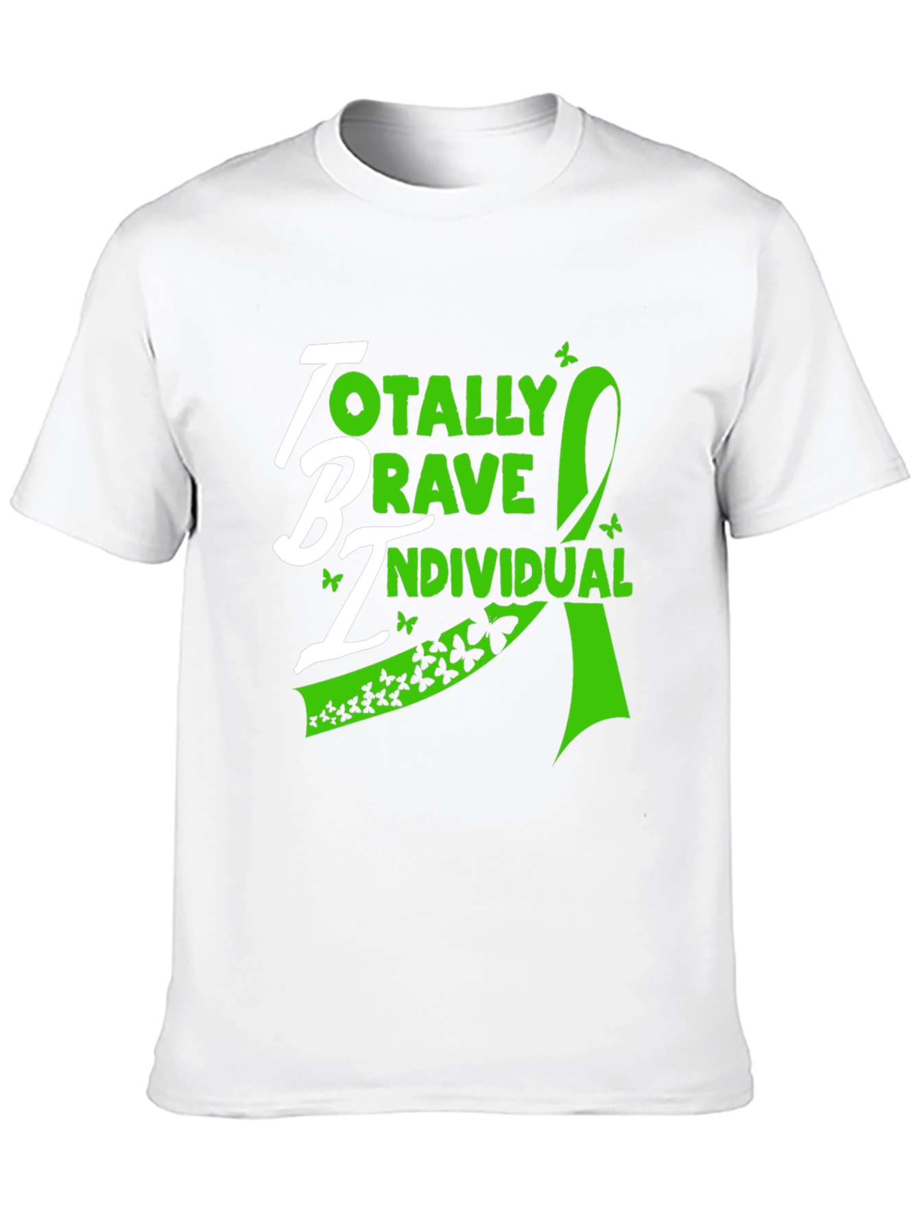 TBI Awareness T-Shirt - Totally Brave Individual Ribbon Tee