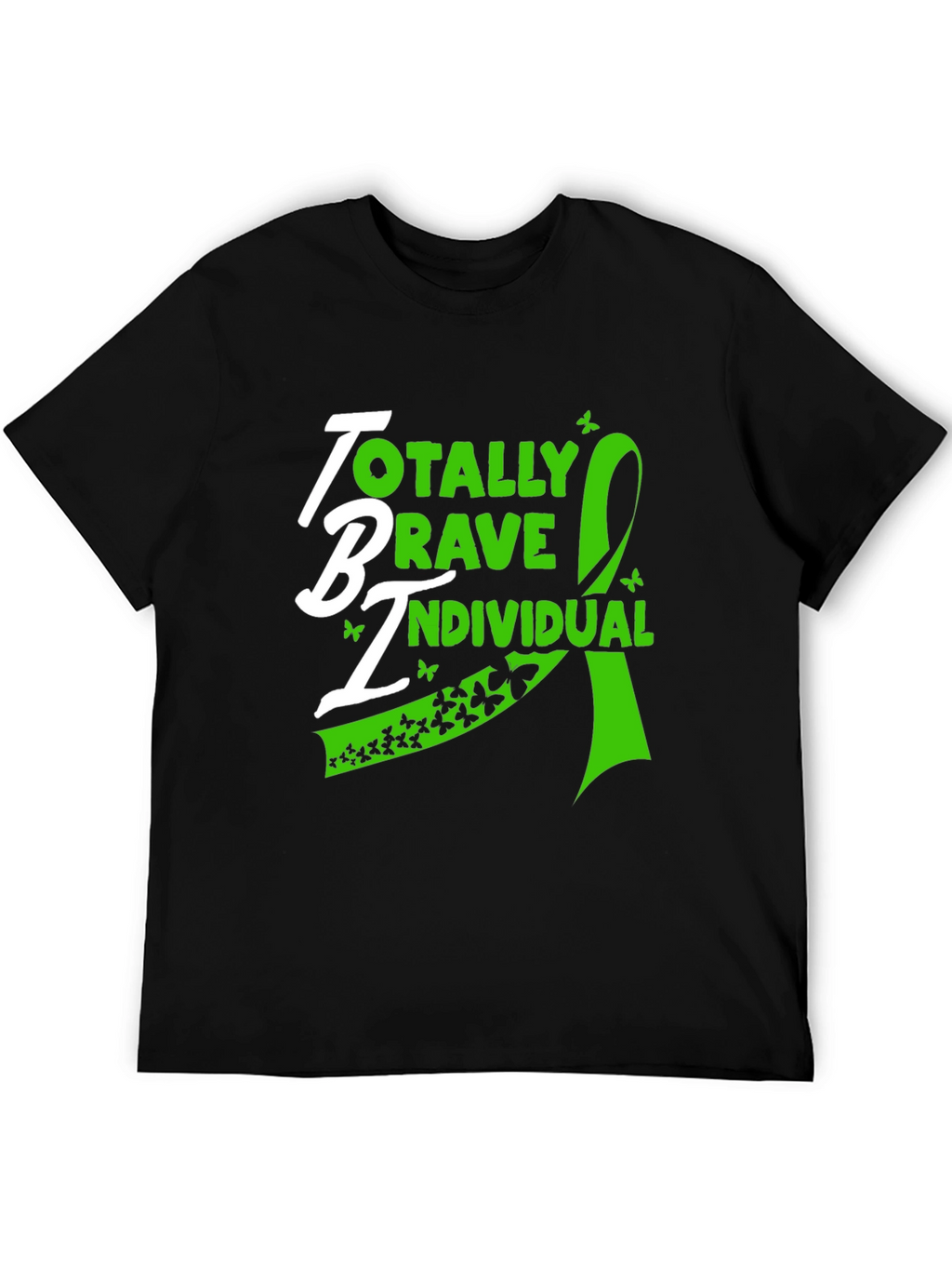 TBI Awareness T-Shirt - Totally Brave Individual Ribbon Tee