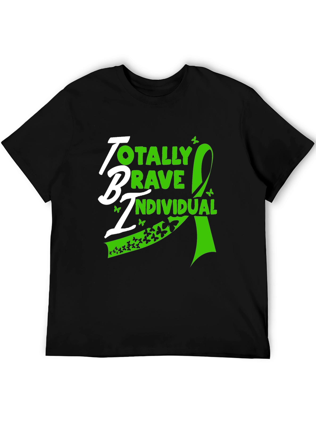 TBI Awareness T-Shirt - Totally Brave Individual Ribbon Tee