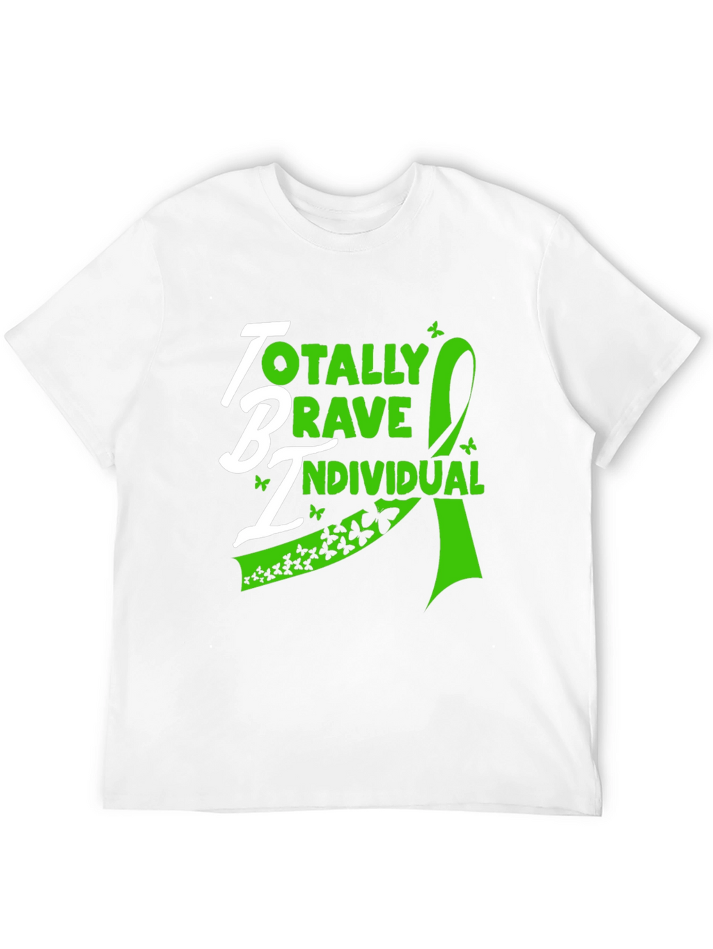 TBI Awareness T-Shirt - Totally Brave Individual Ribbon Tee