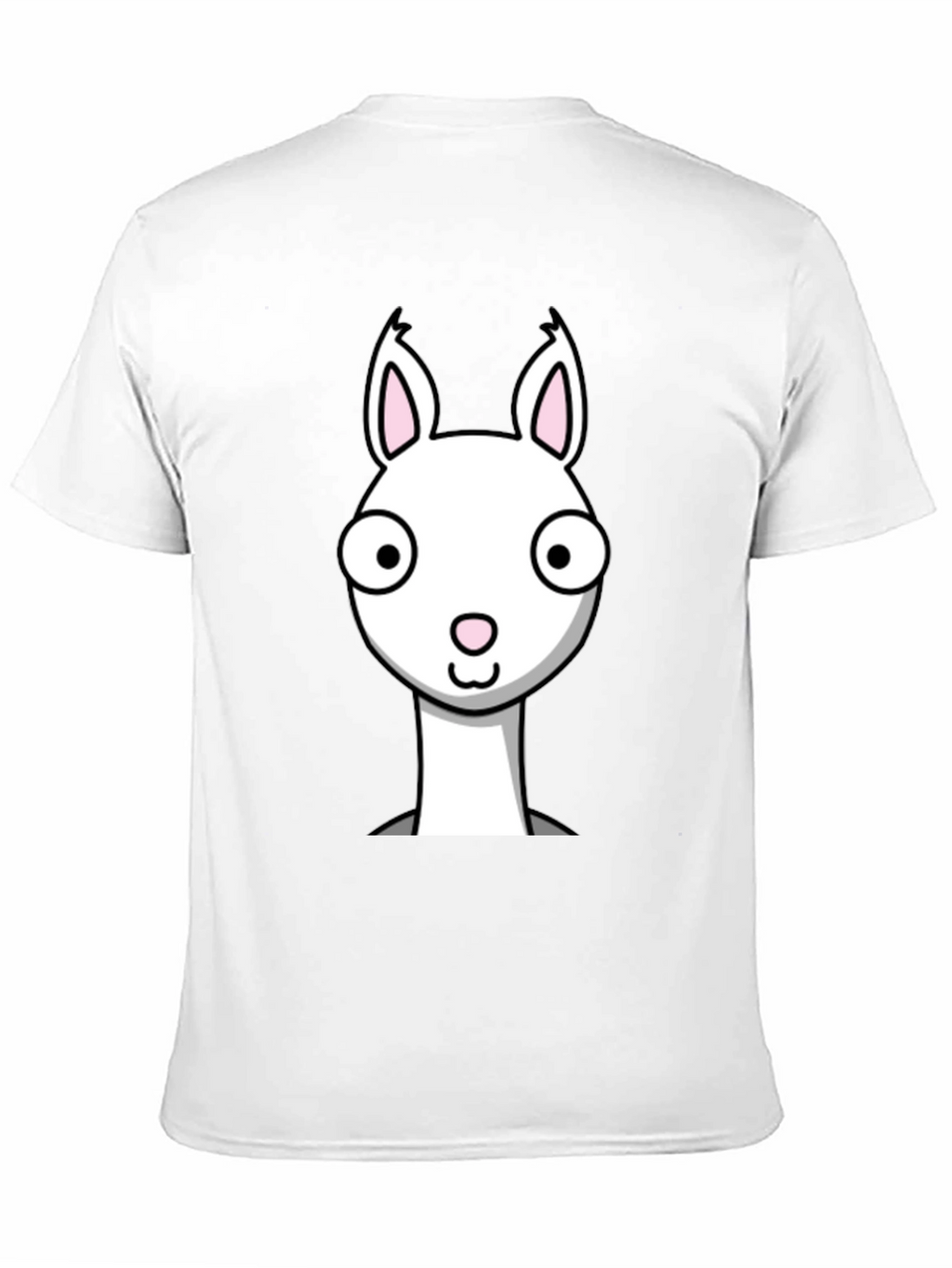 Funny Llama Graphic Tee - Black Cotton T-Shirt