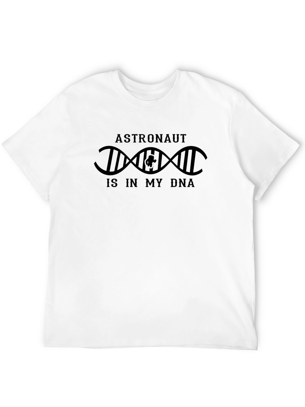 Astronaut DNA Black Graphic T-Shirt