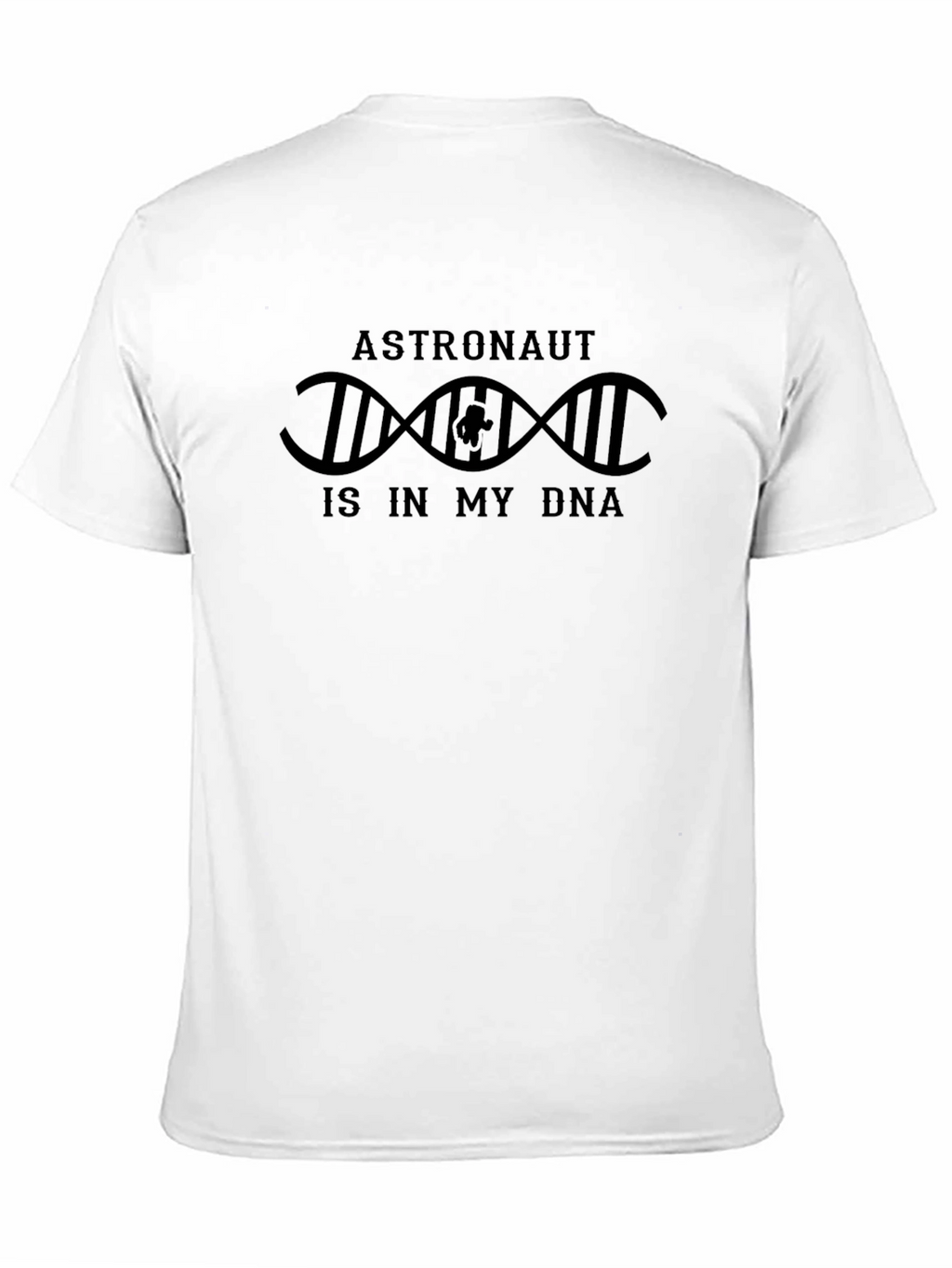 Astronaut DNA Black Graphic T-Shirt