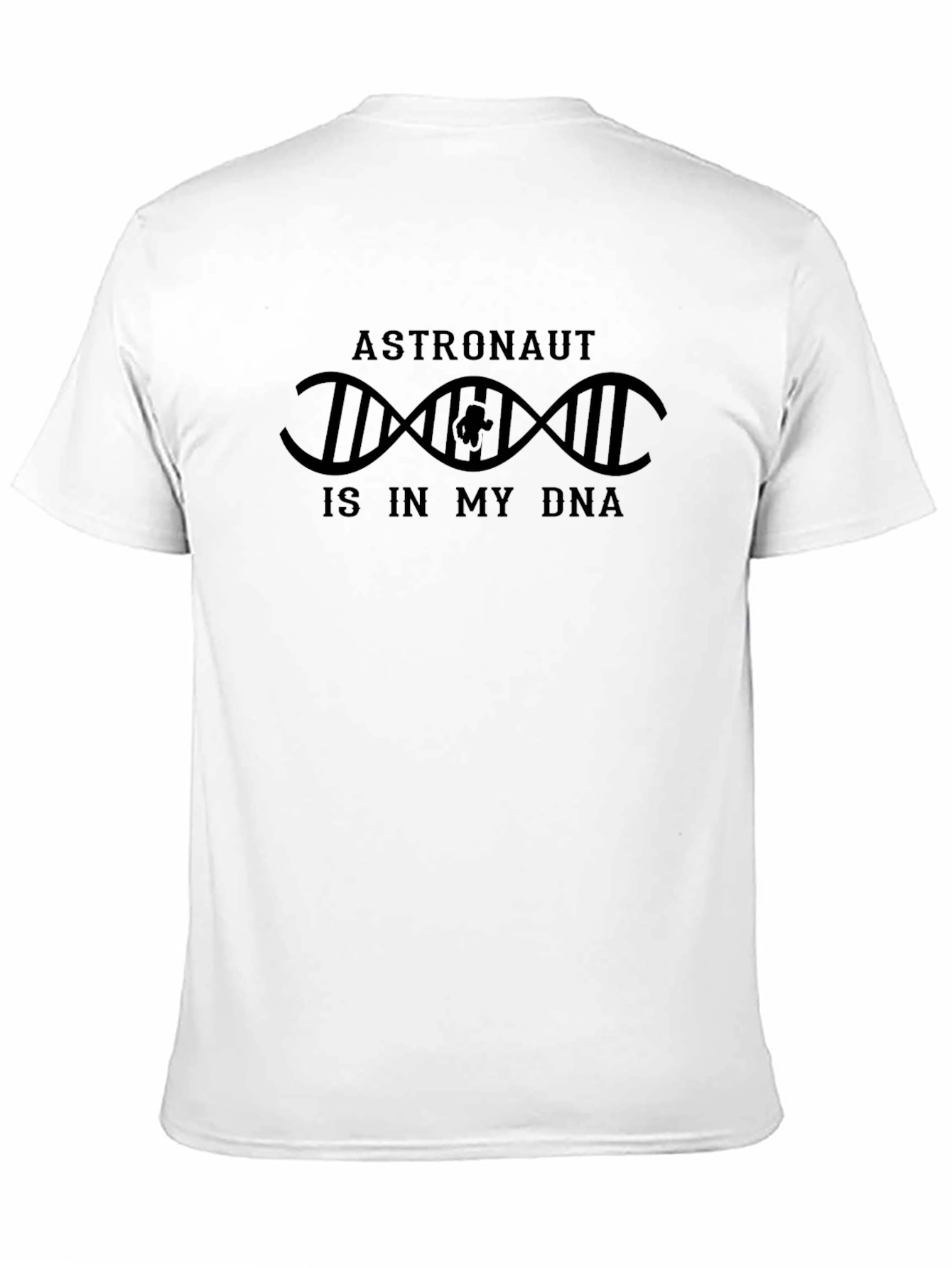 Astronaut DNA Black Graphic T-Shirt